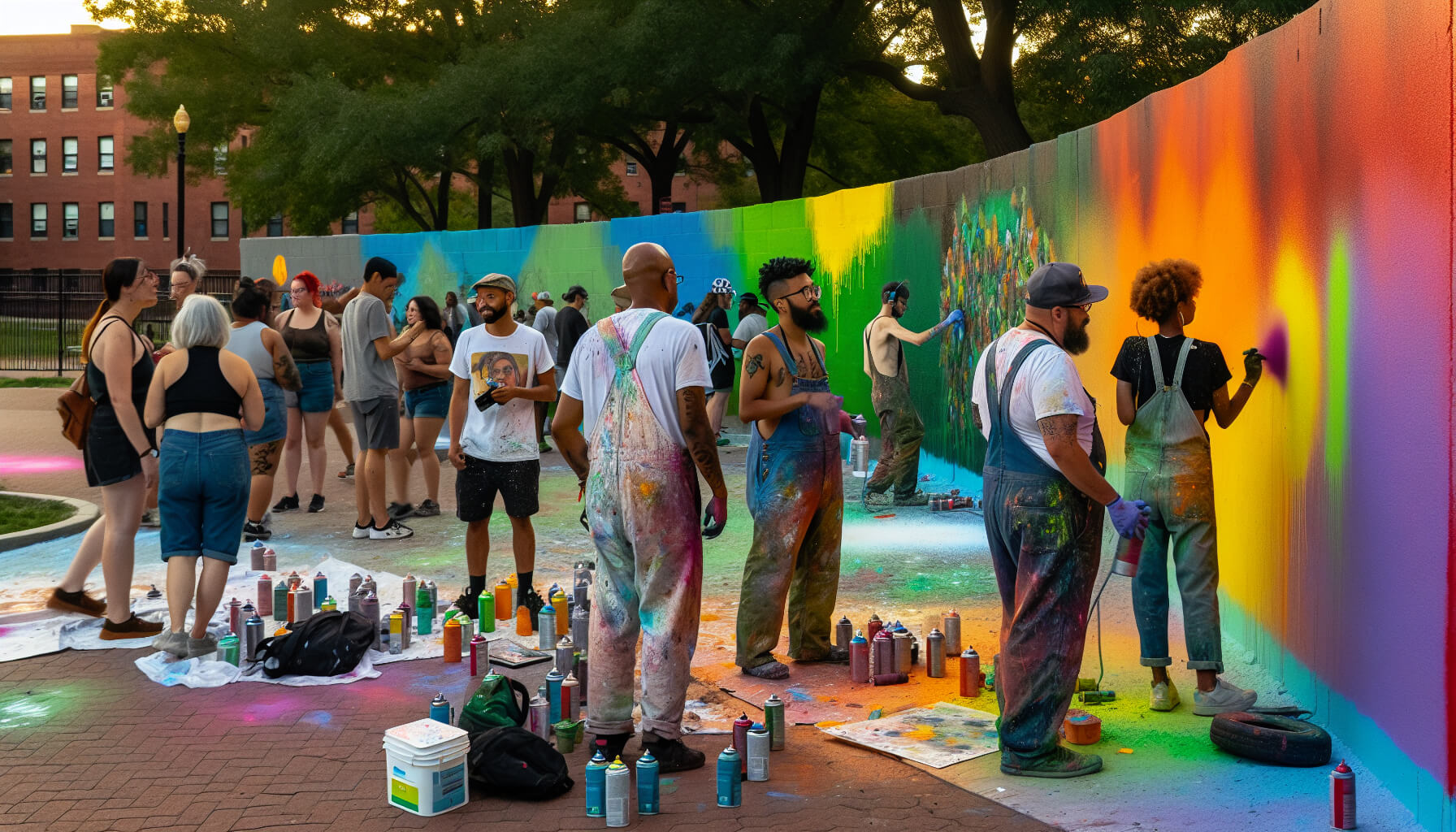 Interactive Outdoor Murals Campaign for Apple