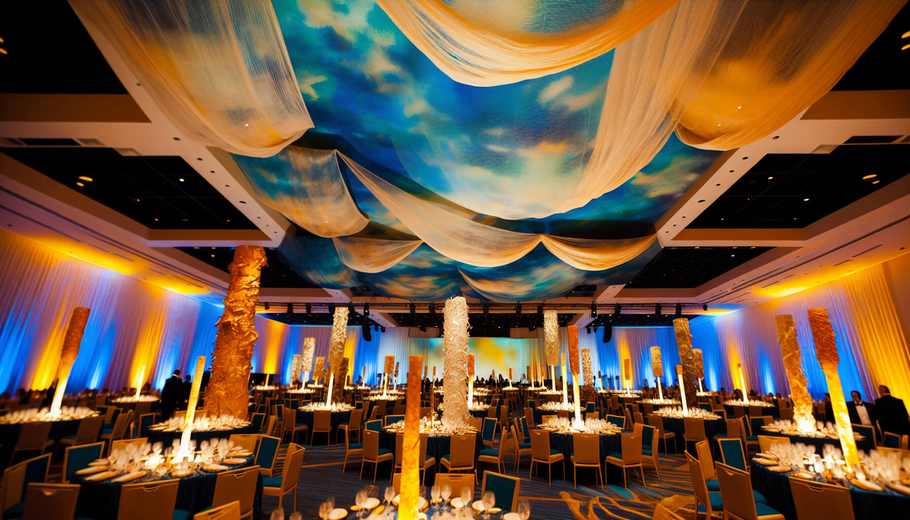 Artistic Charity Gala Decoration