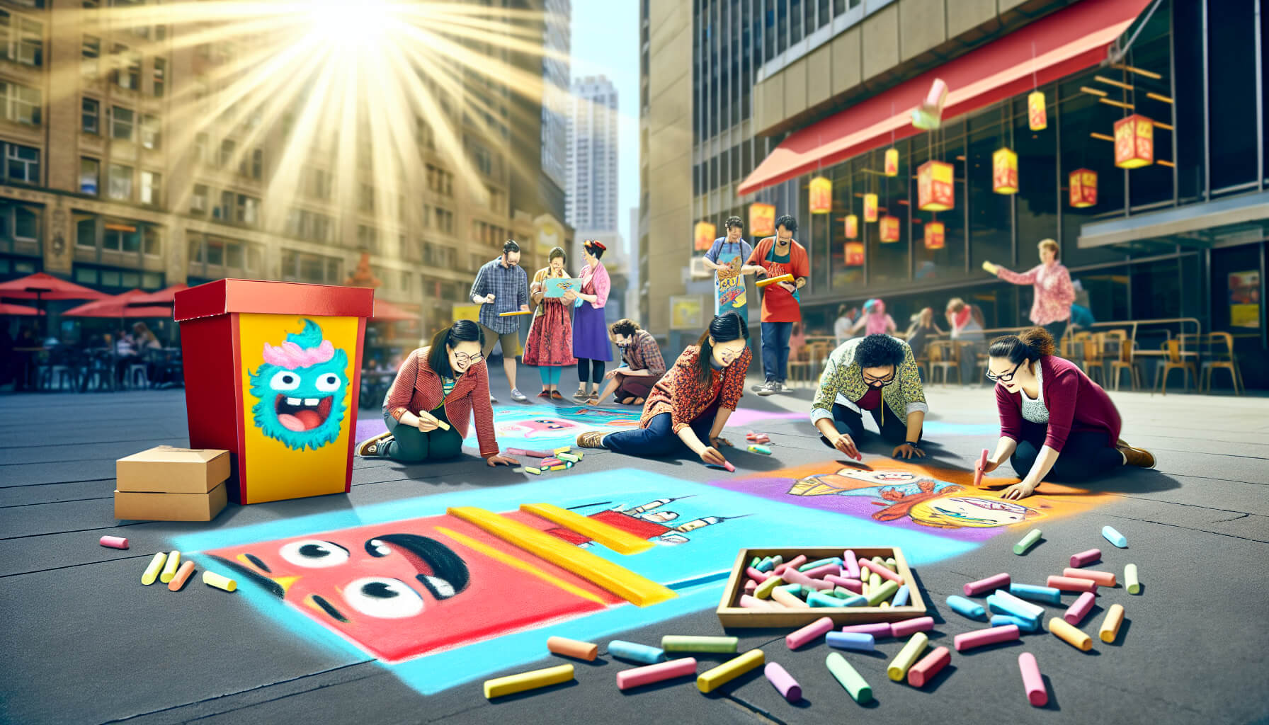 Chalk the Walk: McDonald's Mural Madness 🎨